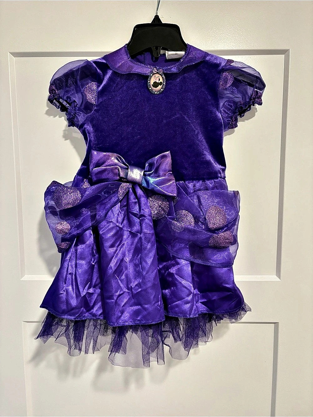 Disney Minnie Mouse Purple Dress Girls 5T